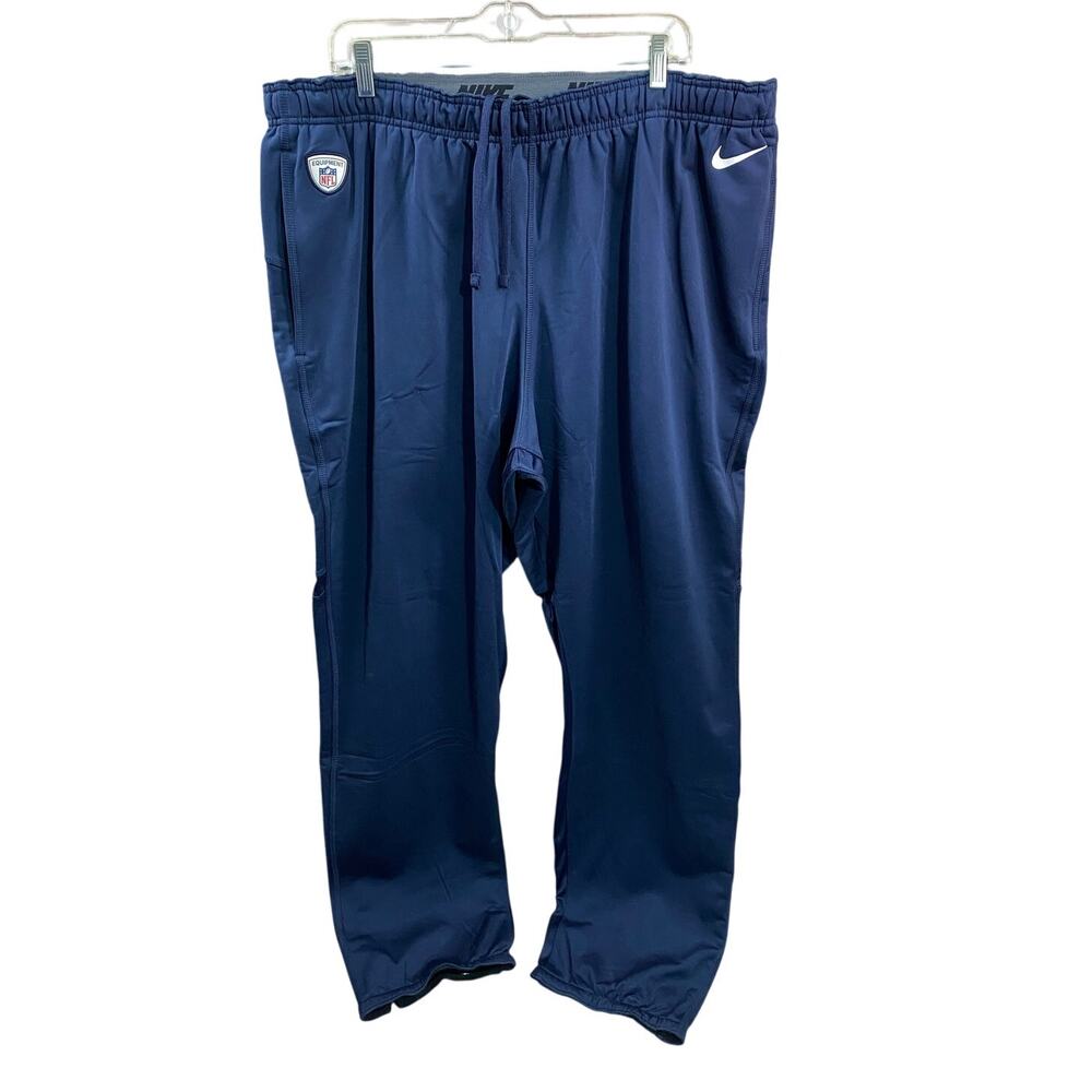 NFL Equipment Training Pants – Navy Blue – Size 4XL – Stretch Athletic Fit